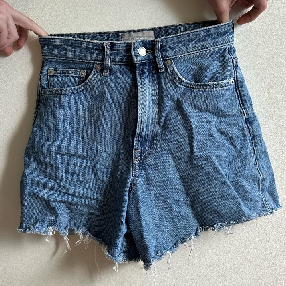 Everlane “A-Line Denim Short”